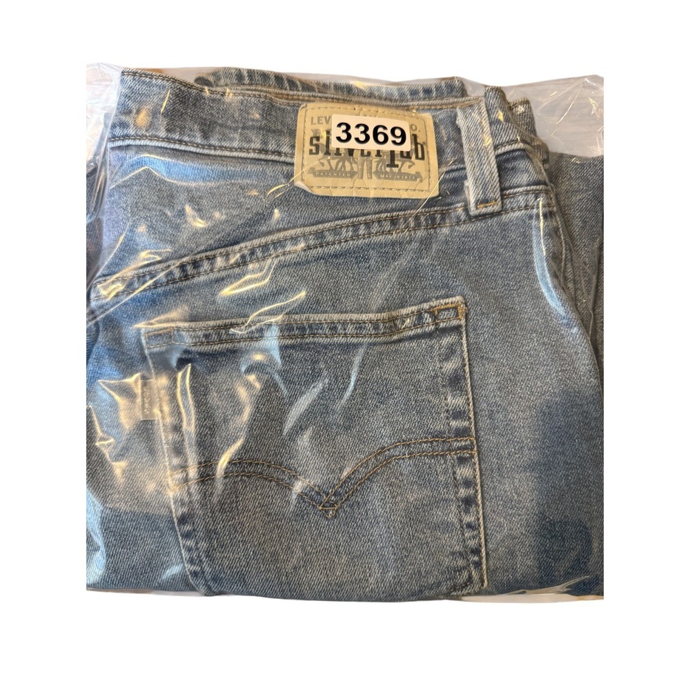 VTG 90's Levi Strauss & Co Silver Tab Mom Jeans Womens 32 Blue Denim Tapered Leg - Picture 7 of 7